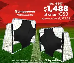 Sam's Club Gamepower Portería con Red oferta