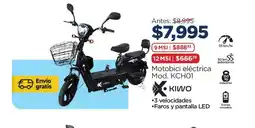 Chedraui Motobici eléctrica Mod. KCHO1 oferta