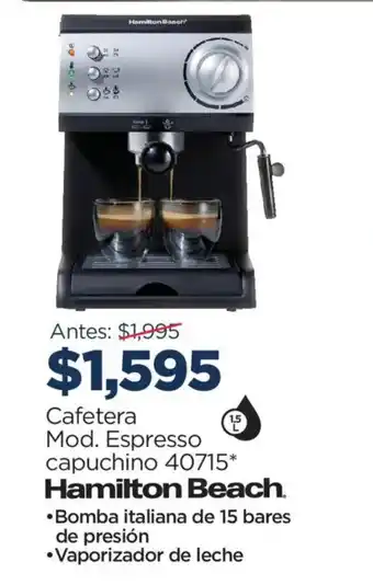 Cafetera Hamilton Bonch
