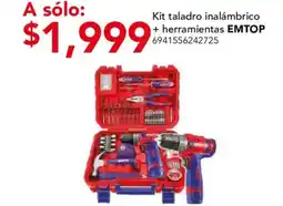 City Club Kit taladro inalámbrico + herramientas oferta