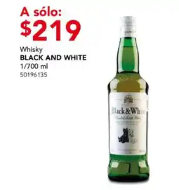City Club Whisky Black and White oferta