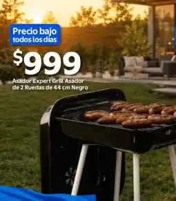 Walmart Asador Expert Grill de 2 Ruedas de 44 cm Negro oferta