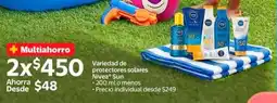 Walmart Nivea sun variedad de protectores solares oferta