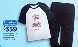 Walmart Toy story set de pijama aliens para hombre oferta