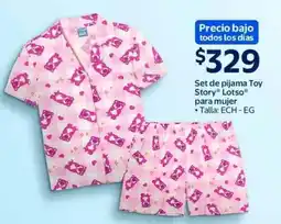 Walmart Toy story lotso set de pijama para mujer oferta
