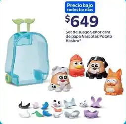 Walmart Mascotas potato hasbro set de juego señor cara de papa oferta
