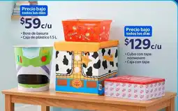 Walmart Bote de basura/ caja de plástico oferta