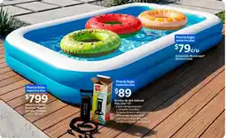 Walmart Alberca inflable summer waves tamaño familiar oferta