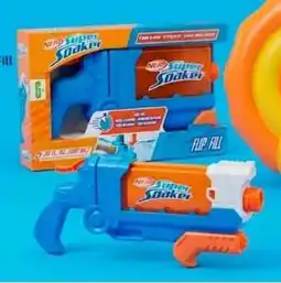 Walmart Nerf lanzador supersoaker flip fill oferta