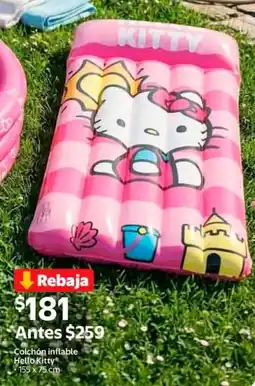 Walmart Hello kitty colchón inflable oferta