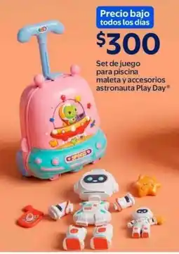Walmart Play day set de juego para piscina maleta y accesorios astronauta oferta