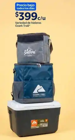 Walmart Ozark trail variedad de hieleras oferta