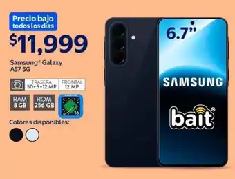 Walmart Samsung galaxy A57 5G oferta
