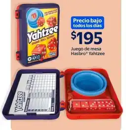 Walmart Hasbro yahtzee juego de mesa oferta