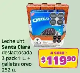 Soriana Híper Santa clara leche uht deslactosada oferta
