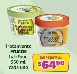Soriana Híper Fructis tratamiento hairfood oferta
