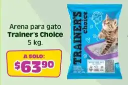 Soriana Híper Trainer's choice arena para gato oferta