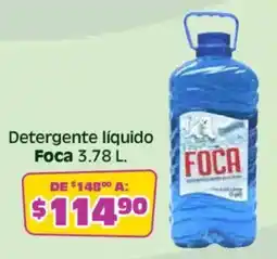 Soriana Híper Foca detergente líquido oferta