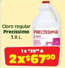 Soriana Híper Precíssimo cloro regular oferta