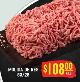 Soriana Híper Molida de res 80/20 oferta