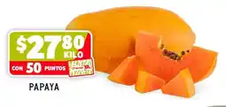 Soriana Híper Papaya oferta