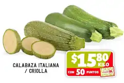 Soriana Híper Calabaza italiana / criolla oferta