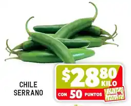 Soriana Híper Chile serrano oferta