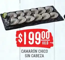 Soriana Híper Camarón chico sin cabeza oferta