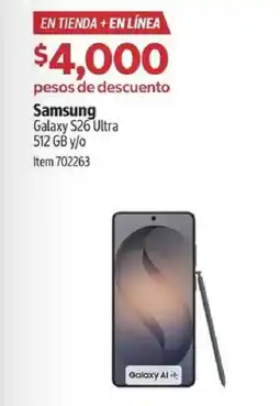 Costco Samsung galaxy S26 ultra oferta