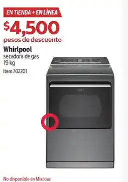 Costco Whirlpool secadora de gas oferta