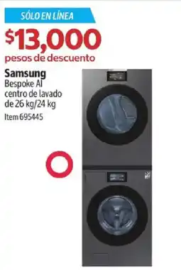 Costco Samsung bespoke al centro de lavado oferta