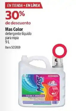 Costco Mas color detergente líquido para ropa oferta