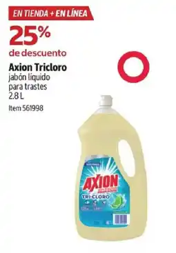 Costco Axion tricloro jabón líquido para trastes oferta