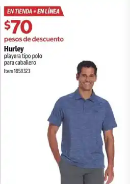 Costco Hurley playera tipo polo para caballero oferta