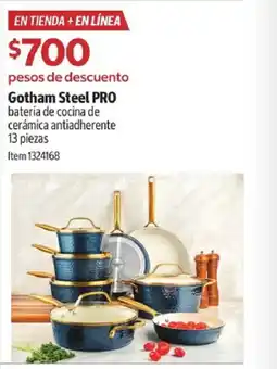 Costco Gotham steel pro batería de cocina de cerámica antiadherente oferta