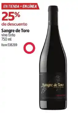 Costco Sangre de toro vino tinto oferta
