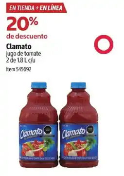 Costco Clamato jugo de tomate oferta