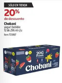 Costco Chobani yogurt bebible oferta