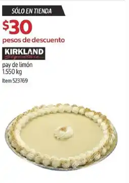 Costco Kirkland pay de limón oferta
