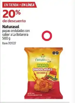 Costco Naturasol papas onduladas con sabor a la botanera oferta