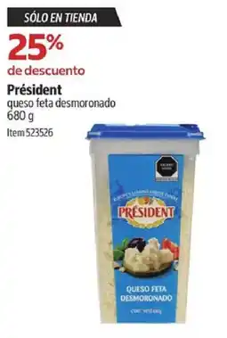 Costco Président queso feta desmoronado oferta