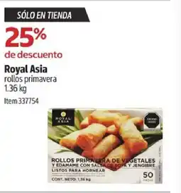 Costco Royal asia rollos primavera oferta