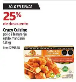 Costco Crazy cuizine pollo à la naranja estilo mandarin oferta