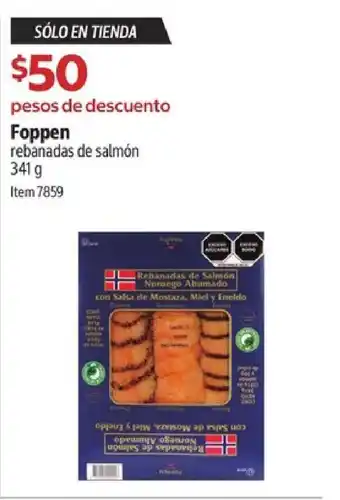 Costco Foppen rebanadas de salmón oferta