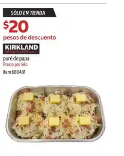 Costco Kirkland puré de papa oferta
