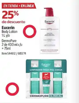 Costco Eucerin body lotion oferta