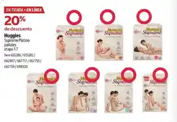 Costco Huggies supreme platino pañales etapa 1-7 oferta