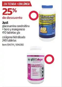 Costco Just glucosamina condroitina +boro y manganeso oferta