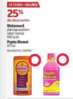 Costco Metamucil plantago psyllium sabor naranja x oferta