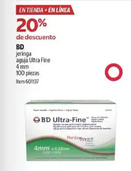 Costco Bd jeringa aguja ultra fine oferta